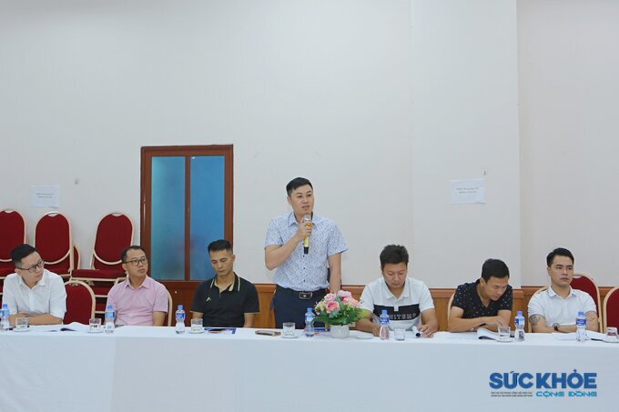 Ông Lê Đình Quân, FC Công ty Bảo Hưng đặt câu hỏi cho Ban Tổ chức