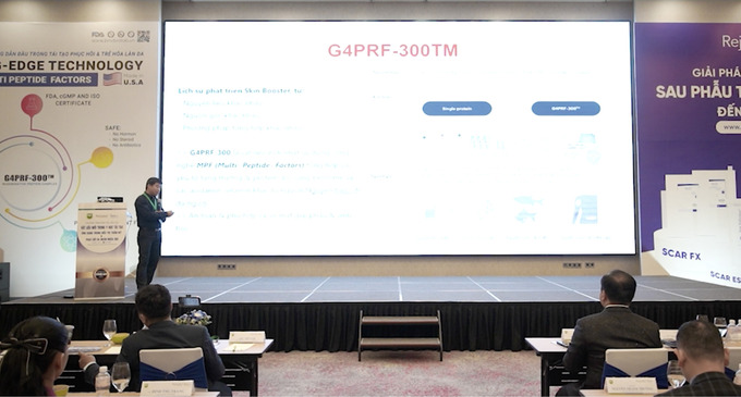 TS.BS Vũ Thái Hà chia sẻ về vai trò G4PRF-300TM trong trẻ hoá da