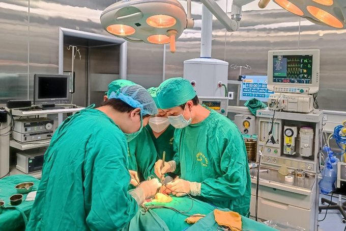 Ca phẫu thuật rất thành công, các bác sĩ đã cắt toàn bộ tuyến giáp, bảo tồn đầy đủ các cấu trúc quan trọng cho bệnh nhân