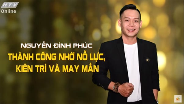 Nghệ nhân Nguyễn Đình Phúc - tấm gương sáng của sự thành công (Nguồn ảnh: HTV Online)