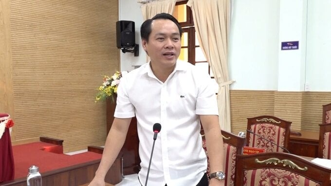 Ông Trần Bảo Lâm – Phó Chủ tịch UBND, Trưởng ban HMTN TP. Thủ Dầu Một phát biểu tại hội nghị