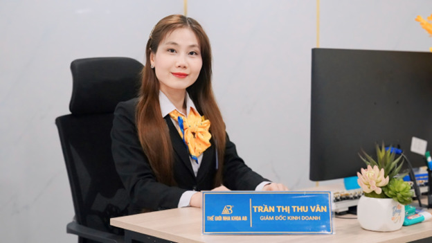 CEO Trần Thị Thu Vân – Giám đốc kinh doanh chuỗi hệ thống Thế giới Nha khoa AB