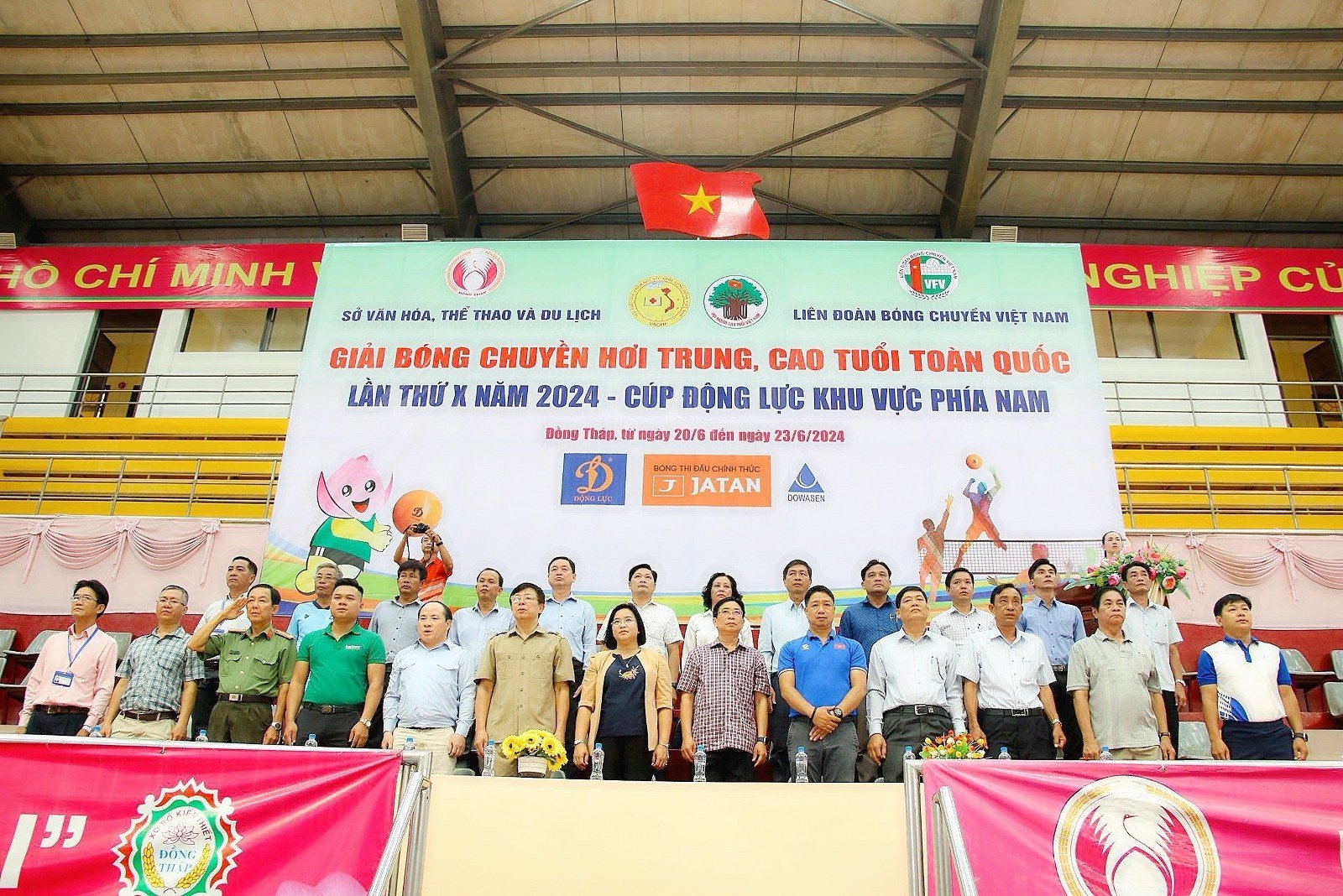 Hội GDCSSKCĐ Việt Nam tham gia tổ chức Giải Bóng chuyền hơi trung, cao tuổi toàn quốc lần thứ X năm 2024 - Cúp Động Lực khu vực phía Nam