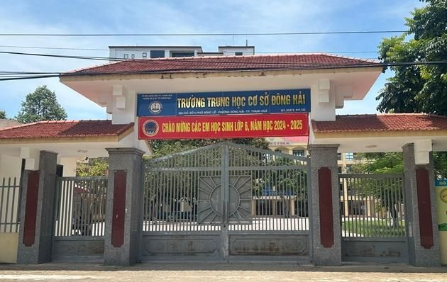 Trường THCS Đông Hải, thành phố Thanh Hoá là một trong những đơn vị hành chính sự nghiệp chậm đóng BHXH