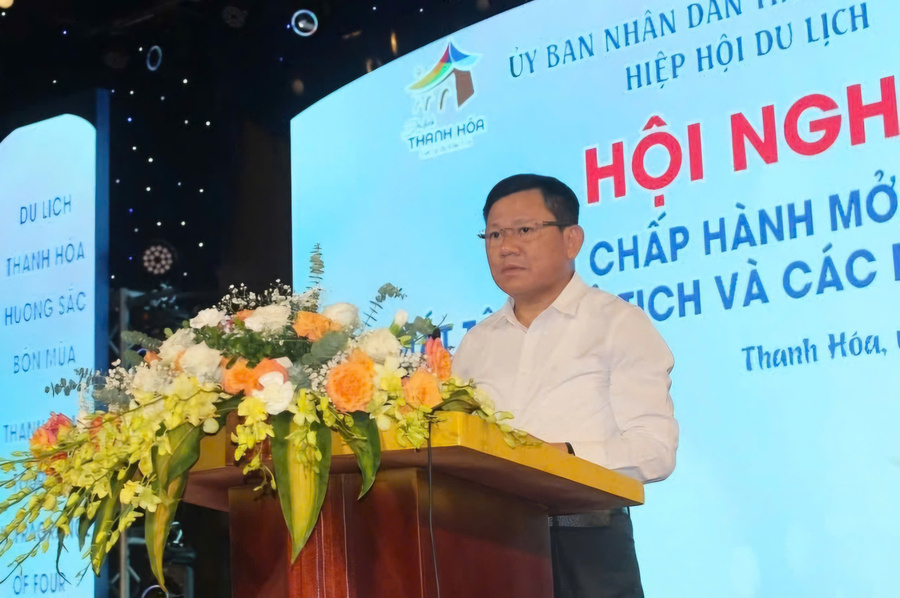 Phó Chủ tịch Thường trực UBND tỉnh Thanh Hóa Nguyễn Văn Thi đánh giá cao những kết quả mà Hiệp hội Du lịch tỉnh này đạt được 