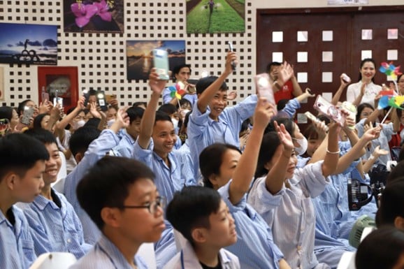 Không khí sôi động tại chương trình. (Ảnh: Vân Chi)