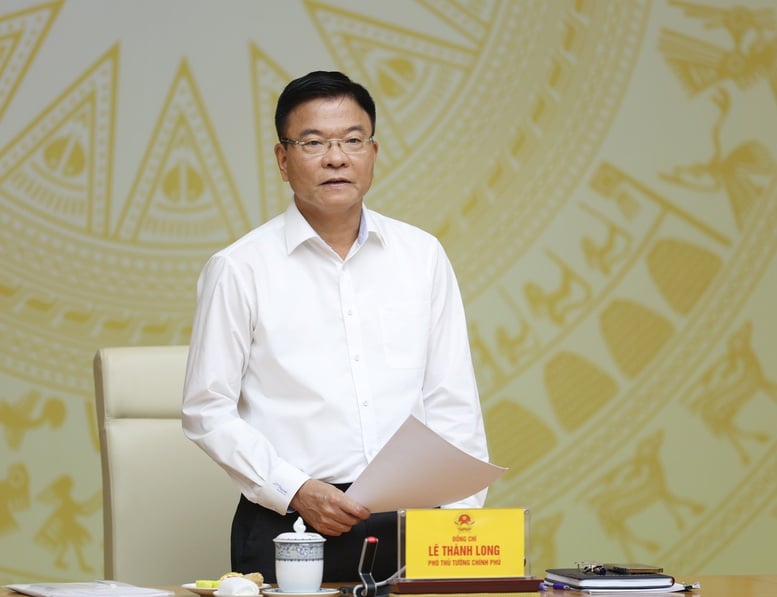 Phó Thủ tướng Lê Thành Long chủ trì Hội nghị sơ kết 5 năm thực hiện Chương trình phát triển YDCT cổ truyền, kết hợp YDCT với y học hiện đại - Ảnh: VGP/Đức Tuân