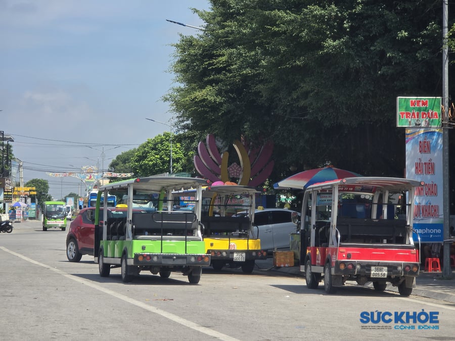 Thời điểm trên, các tuyến đường này chưa được cắm biển báo hạn chế tốc độ tối đa 30 km/h để xe điện có thể hoạt động theo quy định
