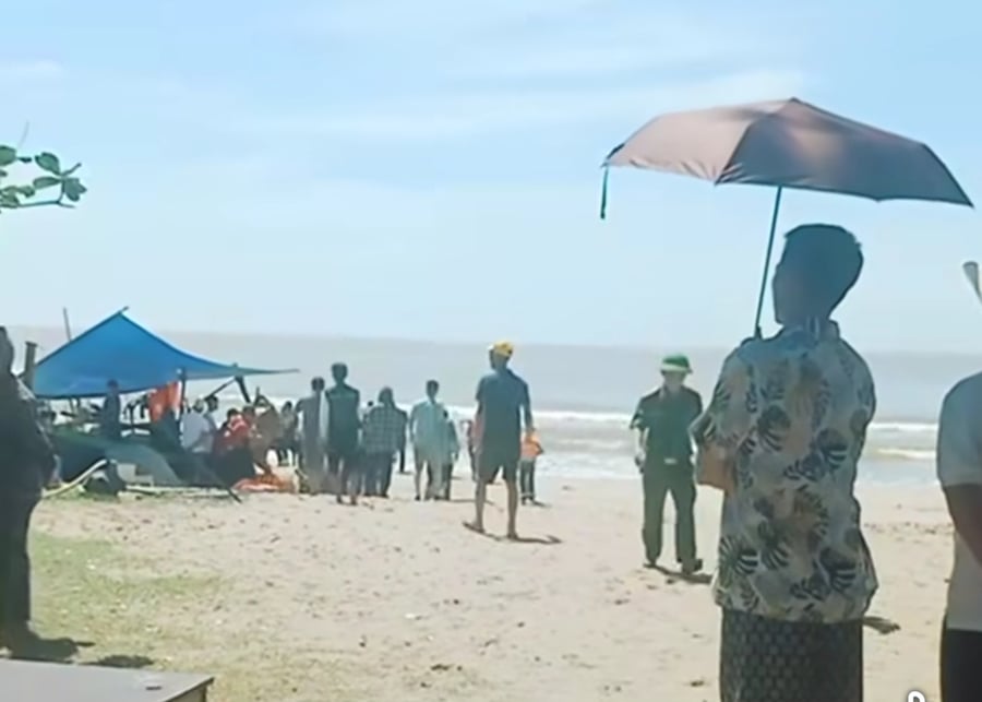 Bãi biển nơi xảy ra vụ việc