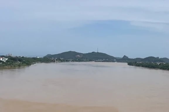 Thanh Hóa phát lệnh báo động lũ (Ảnh Báo Thanh Hóa)