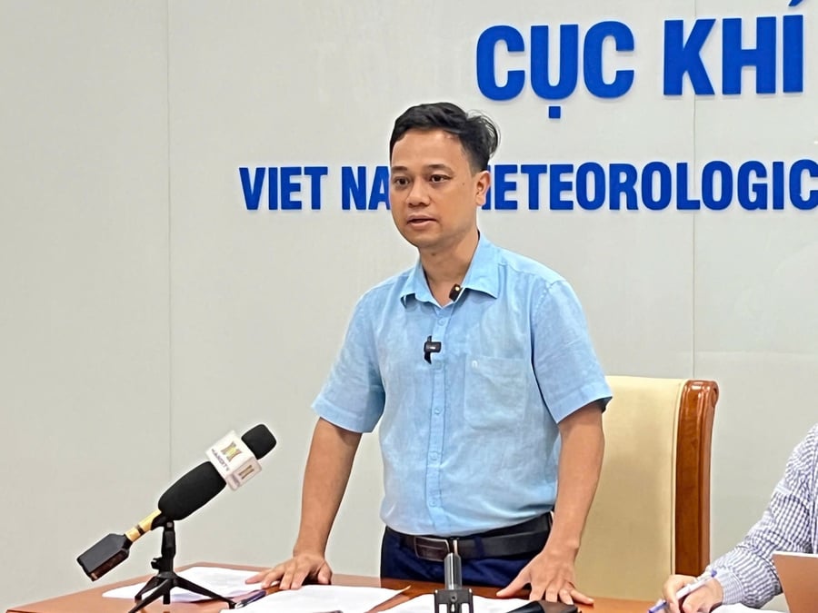 Ông Nguyễn Văn Hiệp, Phó Giám đốc Đài Khí tượng Thủy văn (KTTV) Bắc Bộ