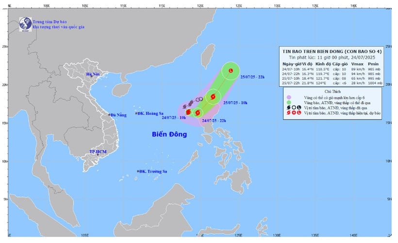 Trước diễn biến phức tạp của bão số 4, người dân cần có kế hoạch chủ động ứng phó