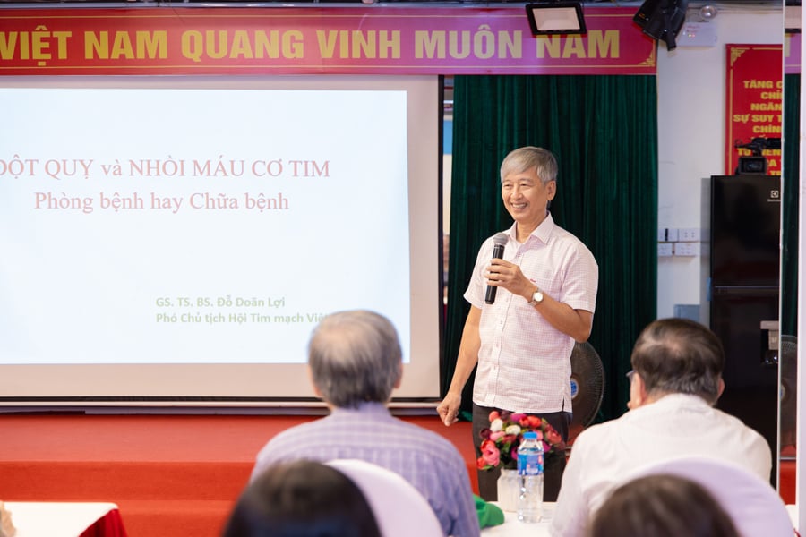 GS.TS.BS Đỗ Doãn Lợi chia sẻ về bệnh đột quỵ và nhồi máu cơ tim