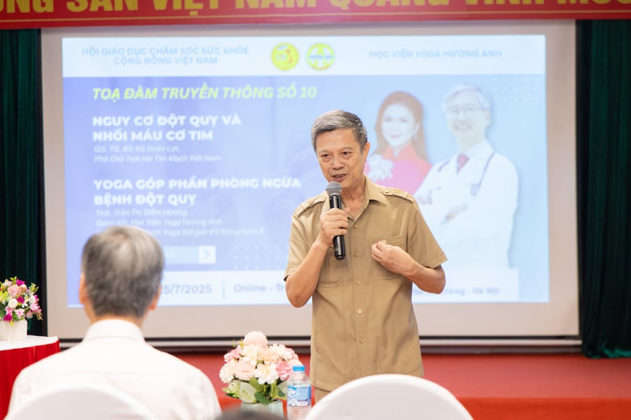 Ông Bùi Ngọc Minh – Phó Tổng Thư ký, Trưởng Ban tổ chức phát biểu