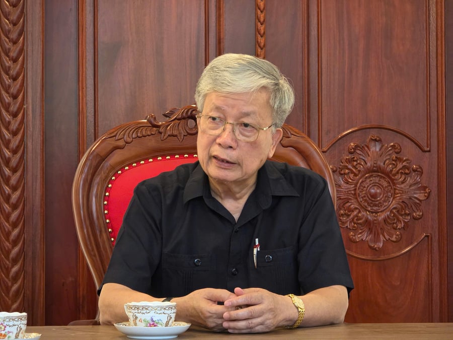 Ông Nguyễn Hồng Quân - Chủ tịch Hội Giáo dục Chăm sóc Sức khỏe Cộng đồng Việt Nam, nguyên Ủy viên Trung ương Đảng, nguyên Bộ trưởng Bộ Xây dựng