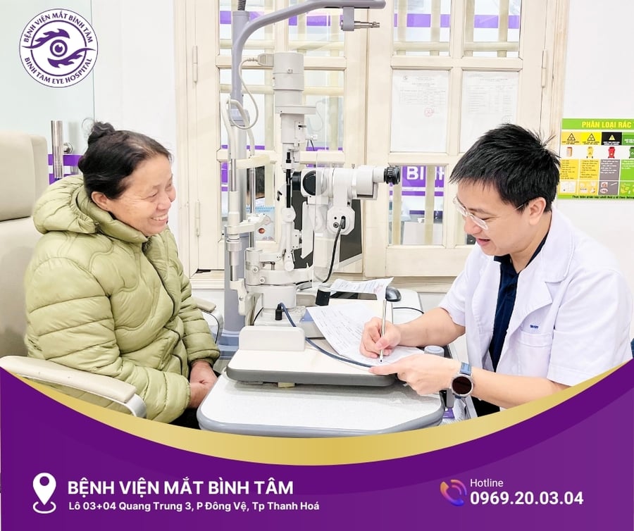 Bệnh viện Mắt Bình Tâm quy tụ đội ngũ bác sĩ và chuyên viên nhãn khoa có trình độ cao