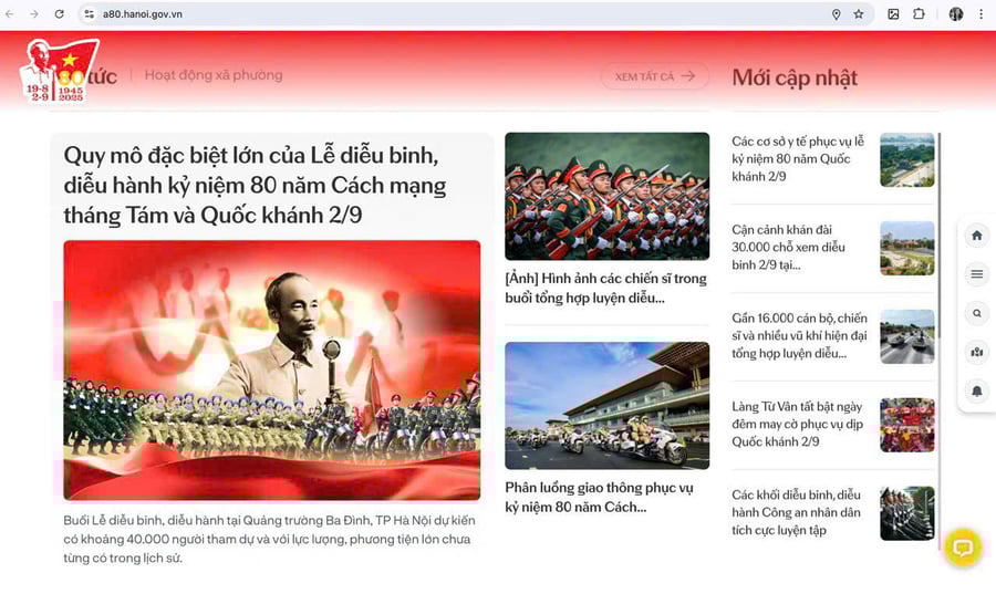 Giao diện website