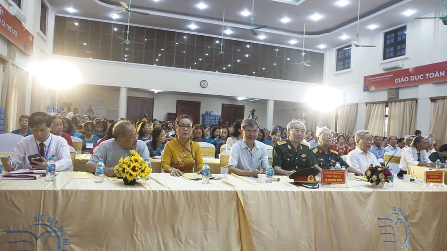 Đại biểu tham dự Đại hội đại biểu Khối Dưỡng sinh Tâm thể lần thứ nhất, nhiệm kỳ 2025 - 2030