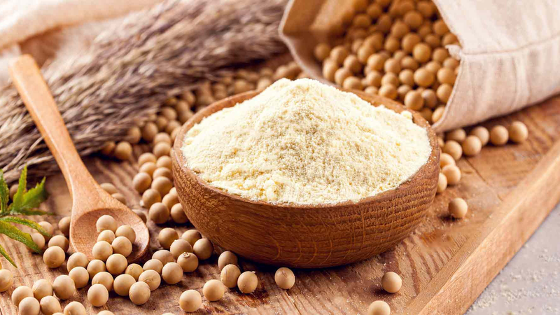 Bột đậu nành cung cấp nguồn protein thực vật hoàn chỉnh (Ảnh minh họa)