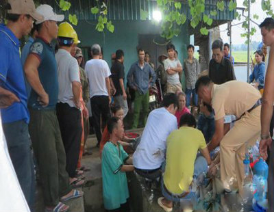Thợ hàn bị điện giật chết ở xã Quỳnh Mỹ, Quỳnh Lưu, Nghệ An