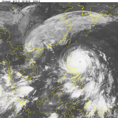 Dự báo thời tiết ngày 20/10/2016: Tin về siêu bão HAIMA