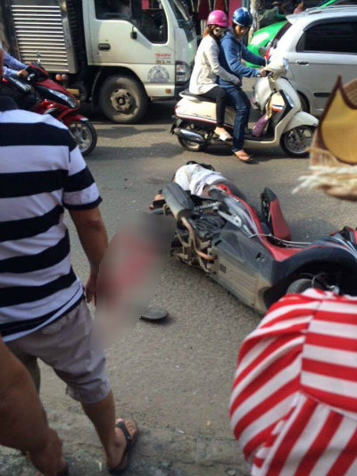 Vụ tai nạn xe tải cán chết 1 người ở Tam Hiệp, Biên Hòa, Đồng Nai