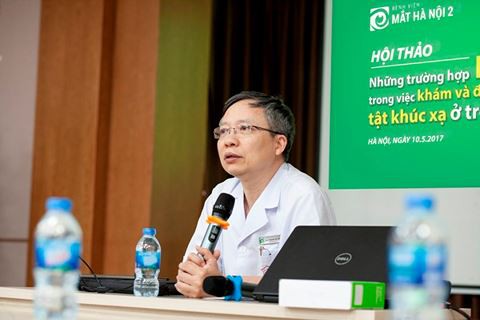 
PGS.TS Đức Anh, giảng viên Bộ môn Mắt Trường Đại học Y Hà Nội
