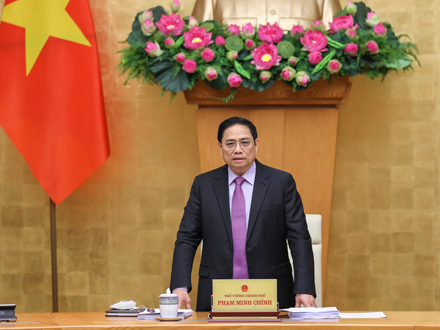 Thủ tướng Phạm Minh Chính chủ trì Hội nghị trực tuyến toàn quốc của Thường trực Chính phủ với các bộ, ngành và 63 tỉnh, thành phố về đẩy nhanh tiến độ quy hoạch và tham vấn về định hướng Quy hoạch tổng thể quốc gia thời kỳ 2021-2030, tầm nhìn đến năm 2050.