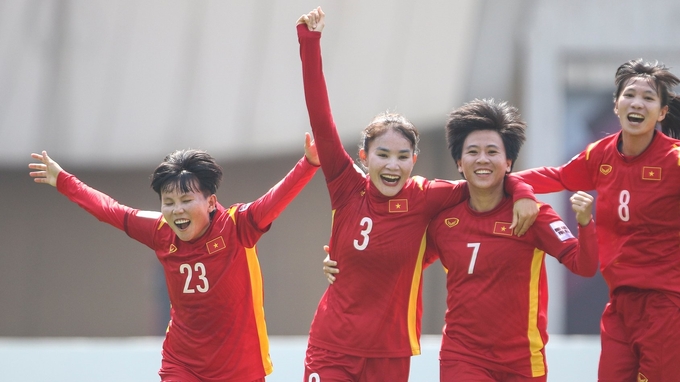 Đội tuyển bóng đá nữ Việt Nam giành vé tham dự World Cup.
