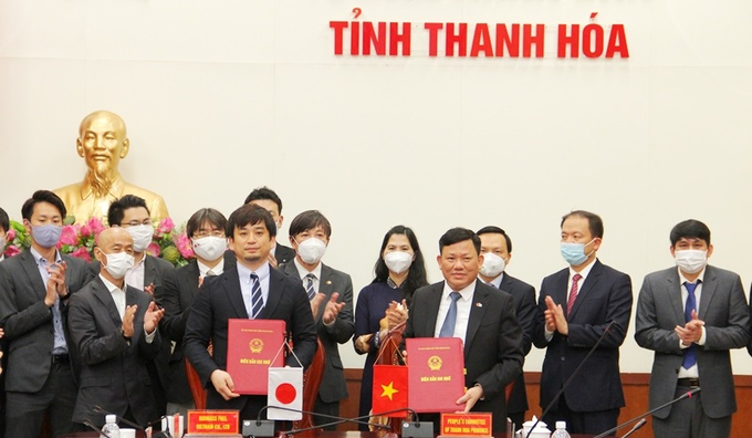 Ký kết thỏa thuận hợp tác giữa UBND tỉnh Thanh Hóa với Công ty TNHH Biomass Fuel Nghi Sơn.