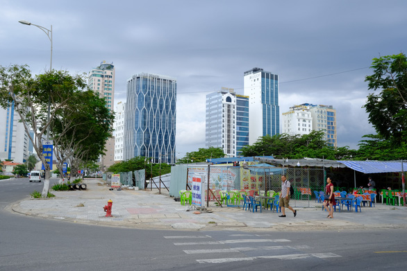 Khu đất được dự kiến xây dựng Trung tâm tài chính Đà Nẵng tại quận Sơn Trà - Ảnh: Tuổi trẻ