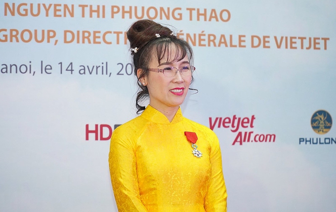 Bà Nguyễn Thị Phương Thảo xếp hạng 988 top 1.000 người giàu nhất thế giới.