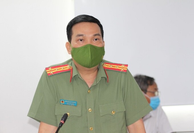 Đại tá Nguyễn Sỹ Quang, Phó Giám đốc Công an TP.HCM.