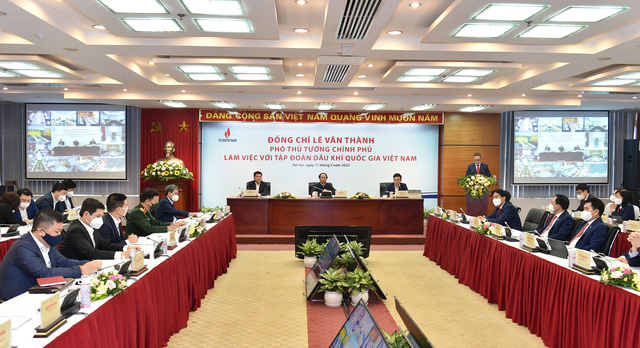 Phó Thủ tướng Chính phủ Lê Văn Thành đã có buổi làm việc với Petrovietnam.