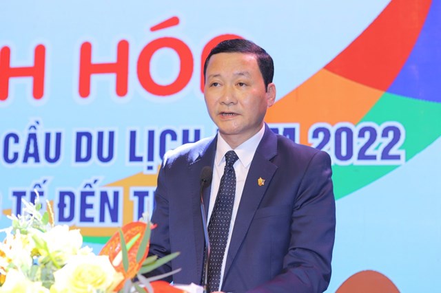 Ông Đỗ Minh Tuấn, Chủ tịch UBND tỉnh Thanh Hoá phát biểu tại lễ công bố.