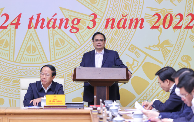 Thủ tướng Chính phủ Phạm Minh Chính chủ trì Hội nghị trực tuyến toàn quốc với doanh nghiệp nhà nước.
