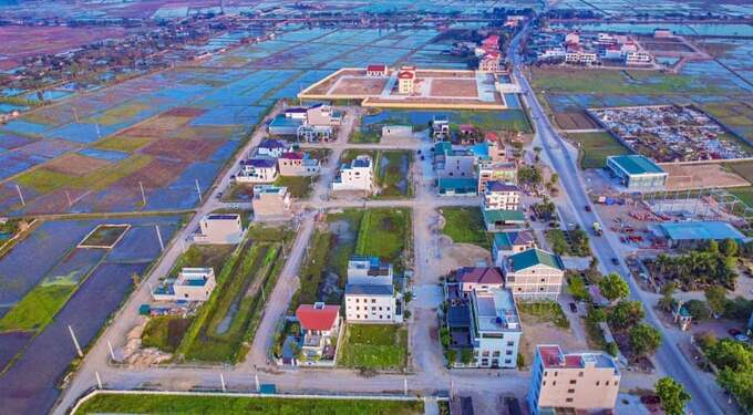 Dự án Xây dựng hạ tầng cấp đất ở dân cư tại thôn 6 xã Quỳnh Hồng, huyện Quỳnh Lưu do Công ty CP Đầu tư xây dựng Bằng An trúng thầu và thi công.