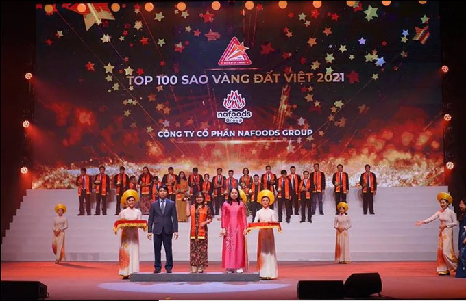 Giải thưởng Sao Vàng đất Việt 2021 gọi tên Nafoods - doanh nghiệp đầy thành tích vi phạm thuế