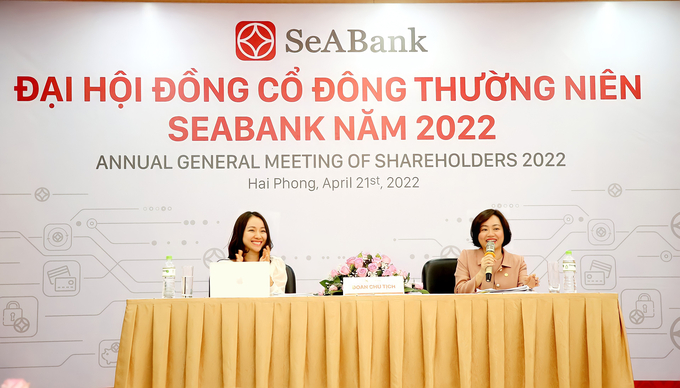 SeABank tổ chức thành công Đại hội đồng Cổ đồng thường niên 2022