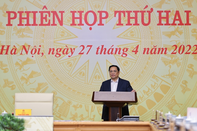 Thủ tướng Phạm Minh Chính, Chủ tịch Ủy ban Quốc gia về chuyển đổi số chủ trì phiên họp lần thứ 2 của Ủy ban.