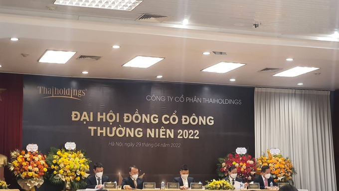 Công ty cổ phần Thaiholdings (Mã: THD) đã tổ chức đại hội đồng cổ đông (ĐHĐCĐ) thường niên 2022