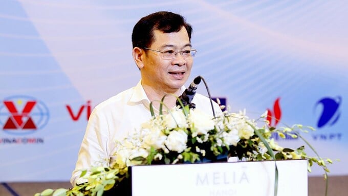 Ông Nguyễn Tân Thịnh, Cục trưởng Cục Quản lý Công sản (Bộ Tài chính) phát biểu