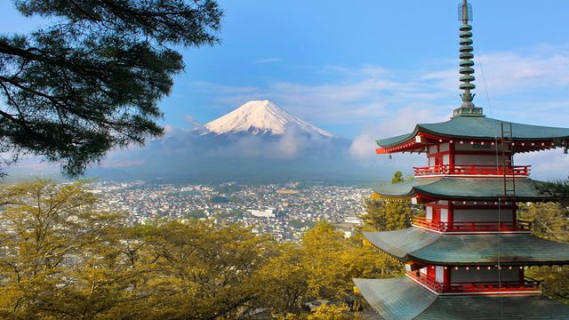 Núi Phú Sĩ Nhật Bản. Ảnh: Internet