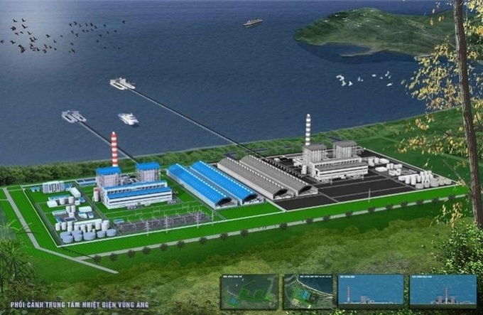 Phối cảnh Dự án nhà máy nhiệt điện Vũng Áng II đã được UBND tỉnh chấp thuận chủ trương đầu tư trước đó.