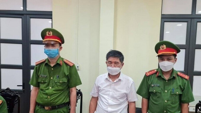 Đặng Văn Thuỷ - Phó Giám đốc Sở Tài nguyên và Môi trường tỉnh Hà Giang bị bắt để điều tra về hành vi nhận hối lộ. Ảnh: CAHG