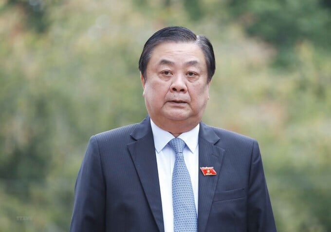 Bộ trưởng Bộ Nông nghiệp và phát triển nông thôn Lê Minh Hoan.