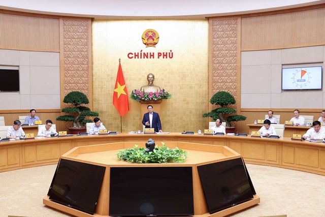 Thủ tướng Phạm Minh Chính chủ trì phiên họp Chính phủ tháng 5.