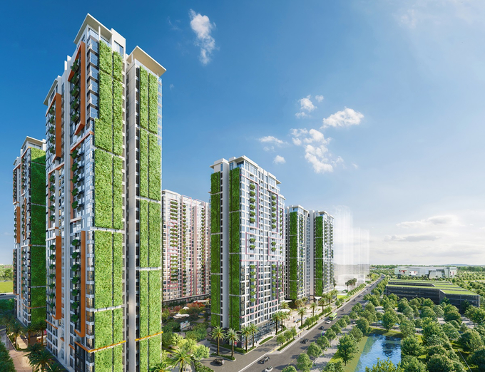 LUMIÈRE Boulevard dự án có kiến trúc xanh 3D hàng đầu Việt Nam.