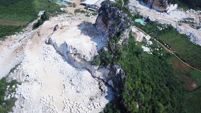 Mỏ khoáng sản trên địa bàn huyện Qùy Hợp.