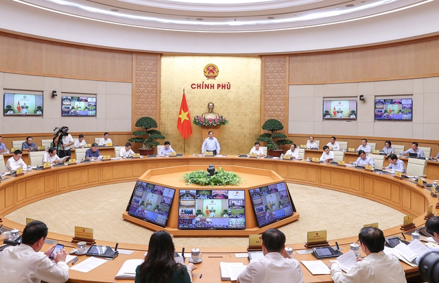Thủ tướng Chính phủ chủ trì Hội nghị trực tuyến Chính phủ với địa phương và Phiên họp Chính phủ thường kỳ tháng 6 năm 2022.